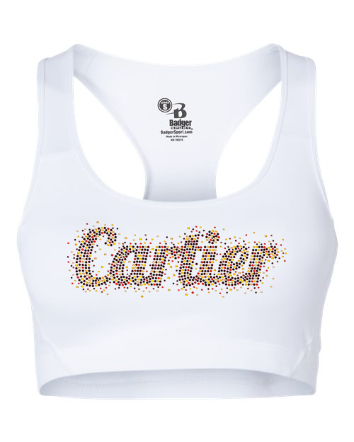 Rhinestones Cartier Girls' Sports Bra