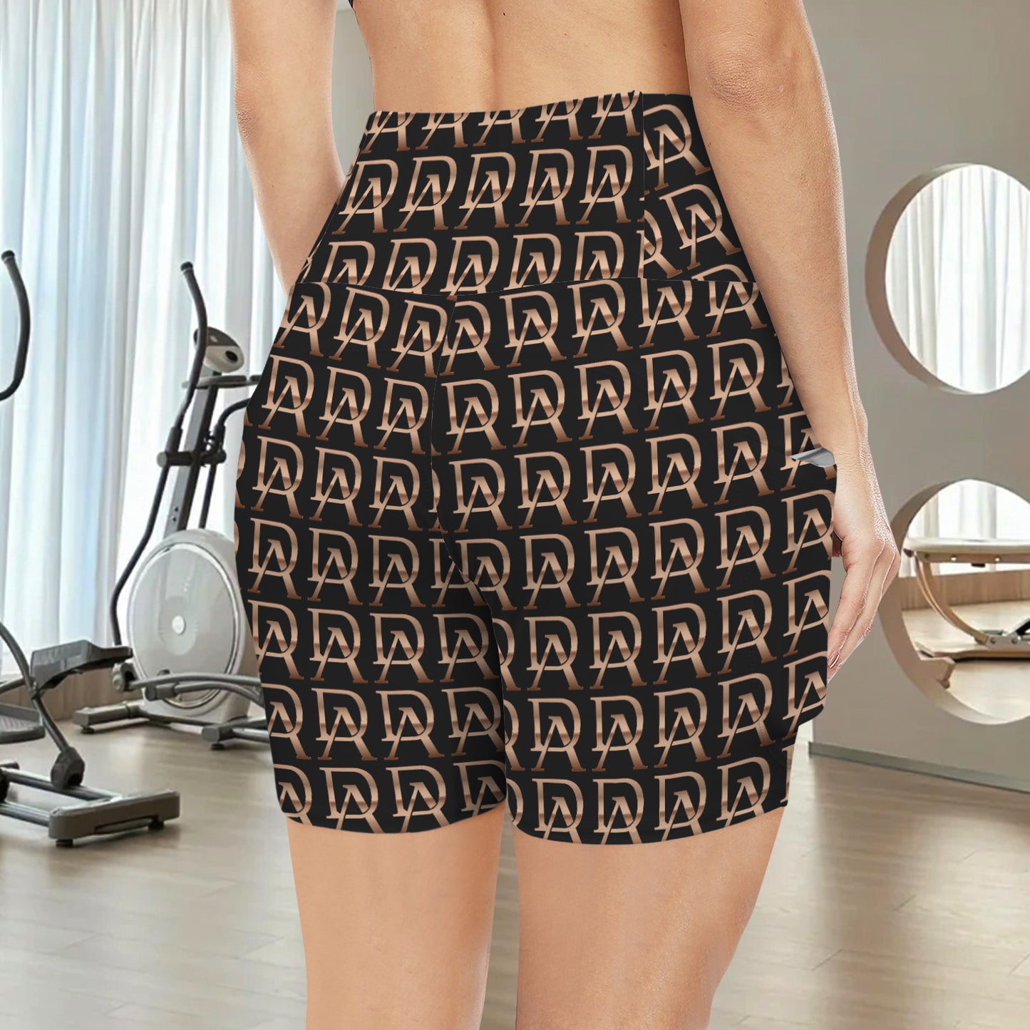 High Waist Deep Pockets Yoga Shorts