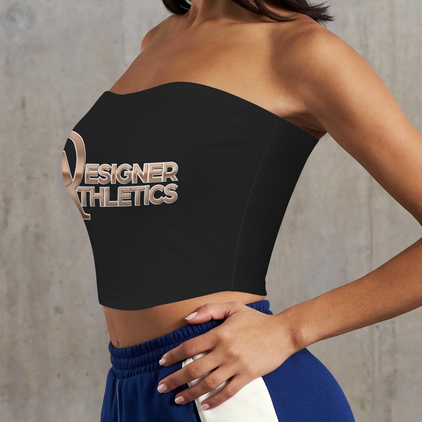 Backless Tube Crop Top