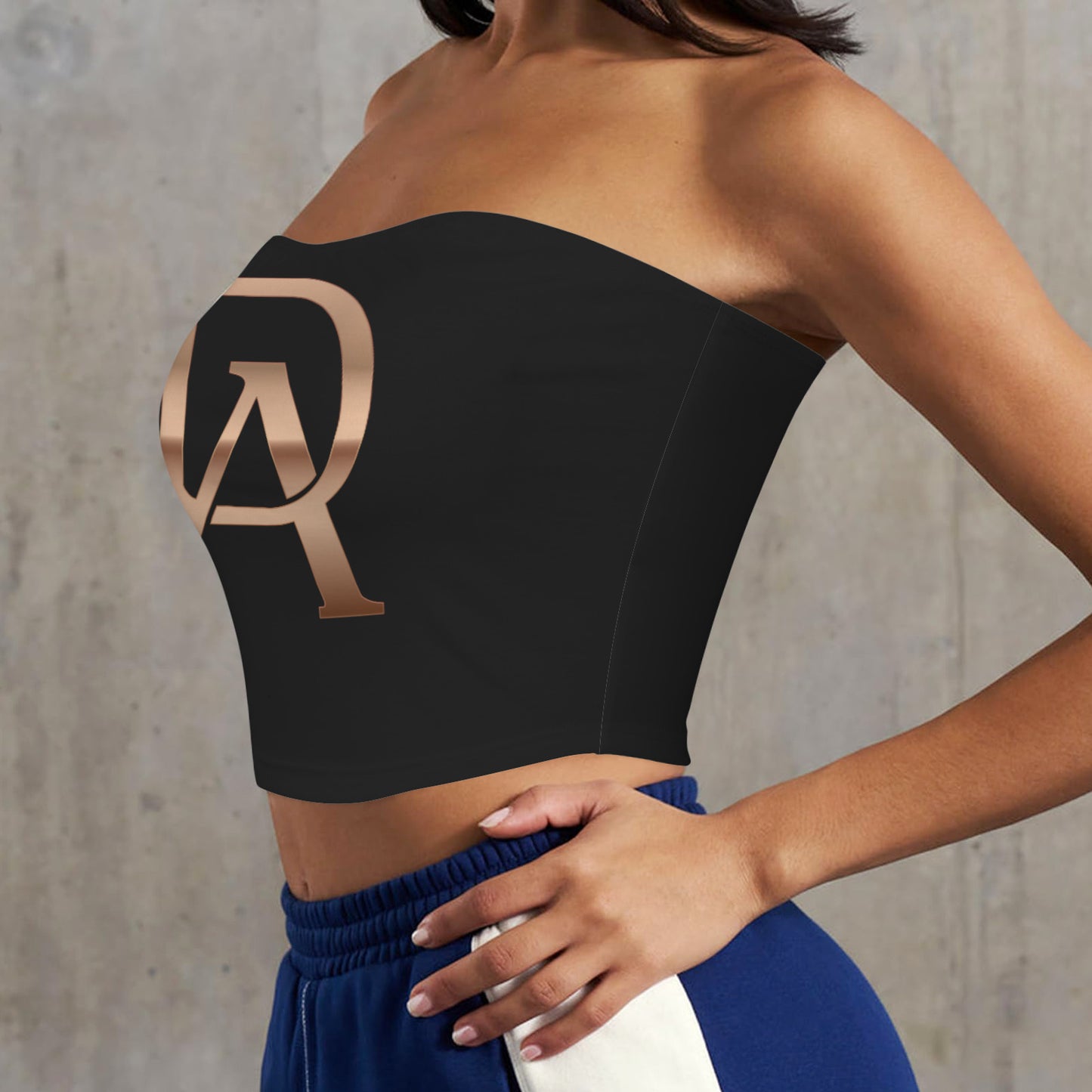 Backless Tube Crop Top