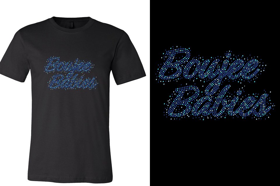 Rhinestones Boujee Babies Unisex t-shirt