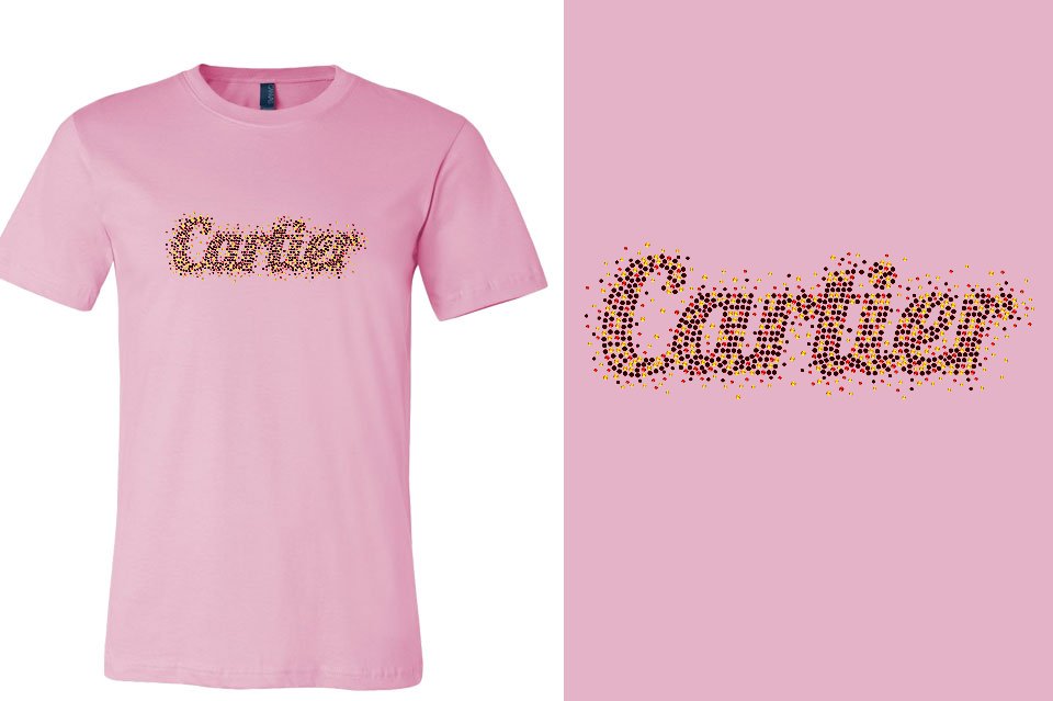 Rhinestones Cartier Unisex t-shirt