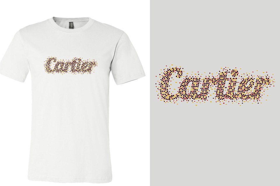 Rhinestones Cartier Unisex t-shirt