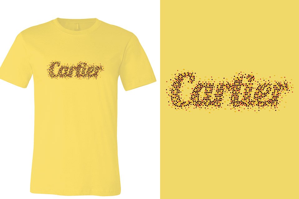Rhinestones Cartier Unisex t-shirt