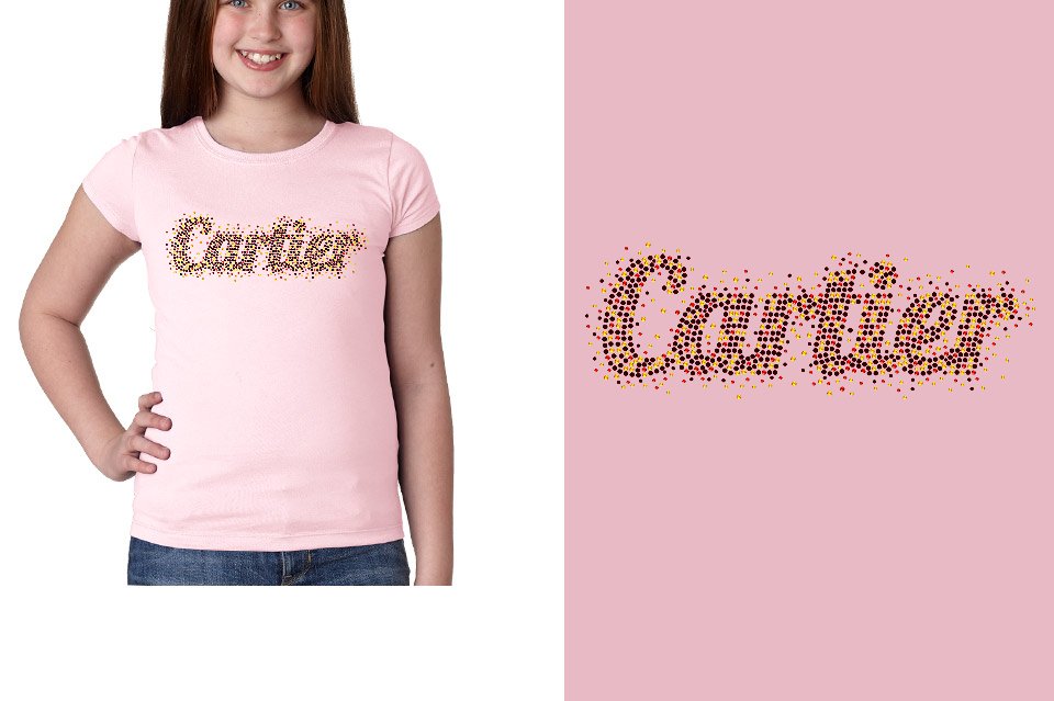 Rhinestones Cartier Youth Girls' Princess T-Shirt