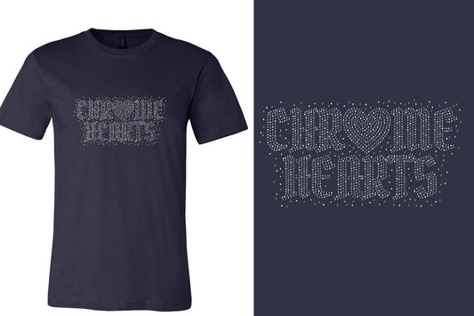 Rhinestones Chrome Hearts Unisex t-shirt