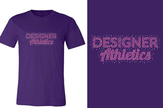 Rhinestones Designer Athletics Youth Girls' Princess T-Shirt