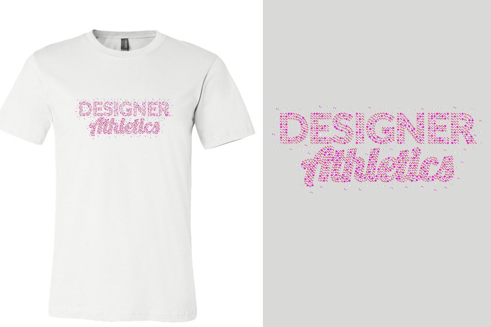 Rhinestones Designer Athletics Unisex t-shirt