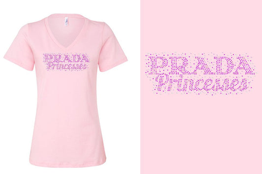 Rhinestones Prada Princesses Unisex t-shirt