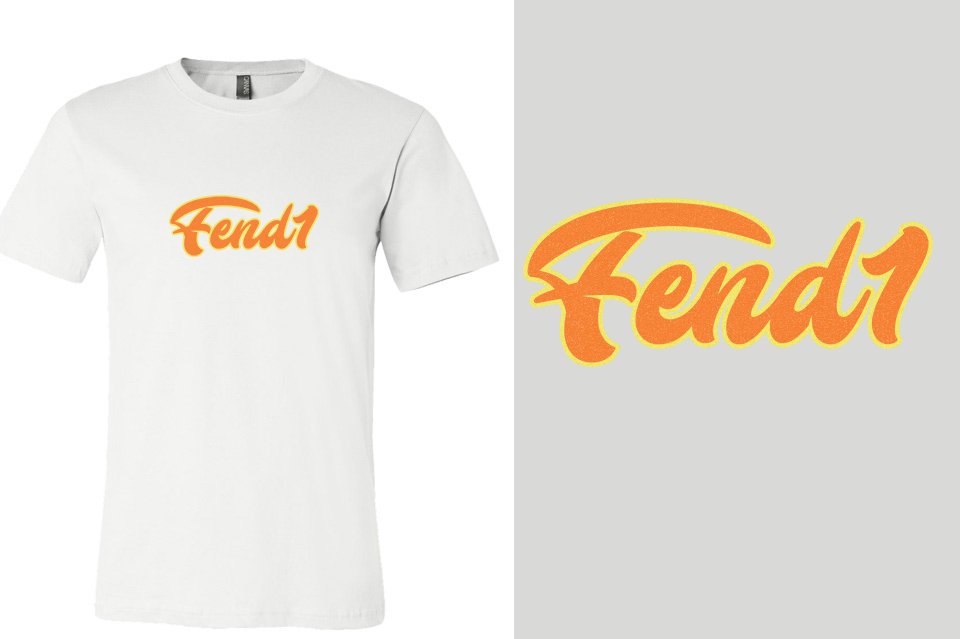 Fend1 - 2-color glitter Unisex t-shirt